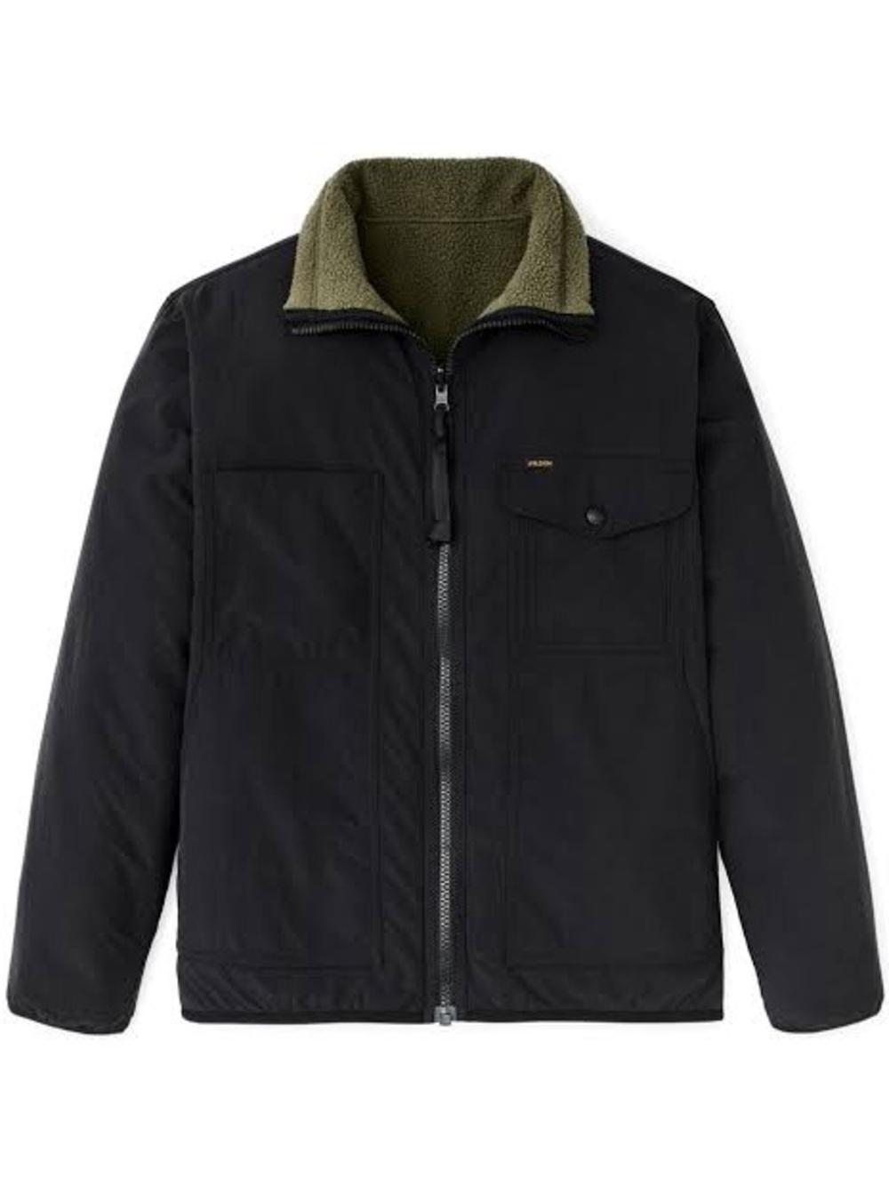 Filson reversible pile fleece jacket